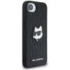 Etui Karl Lagerfeld Monogram Choupette   Head Pin do iPhone 16E / 17E czarny
